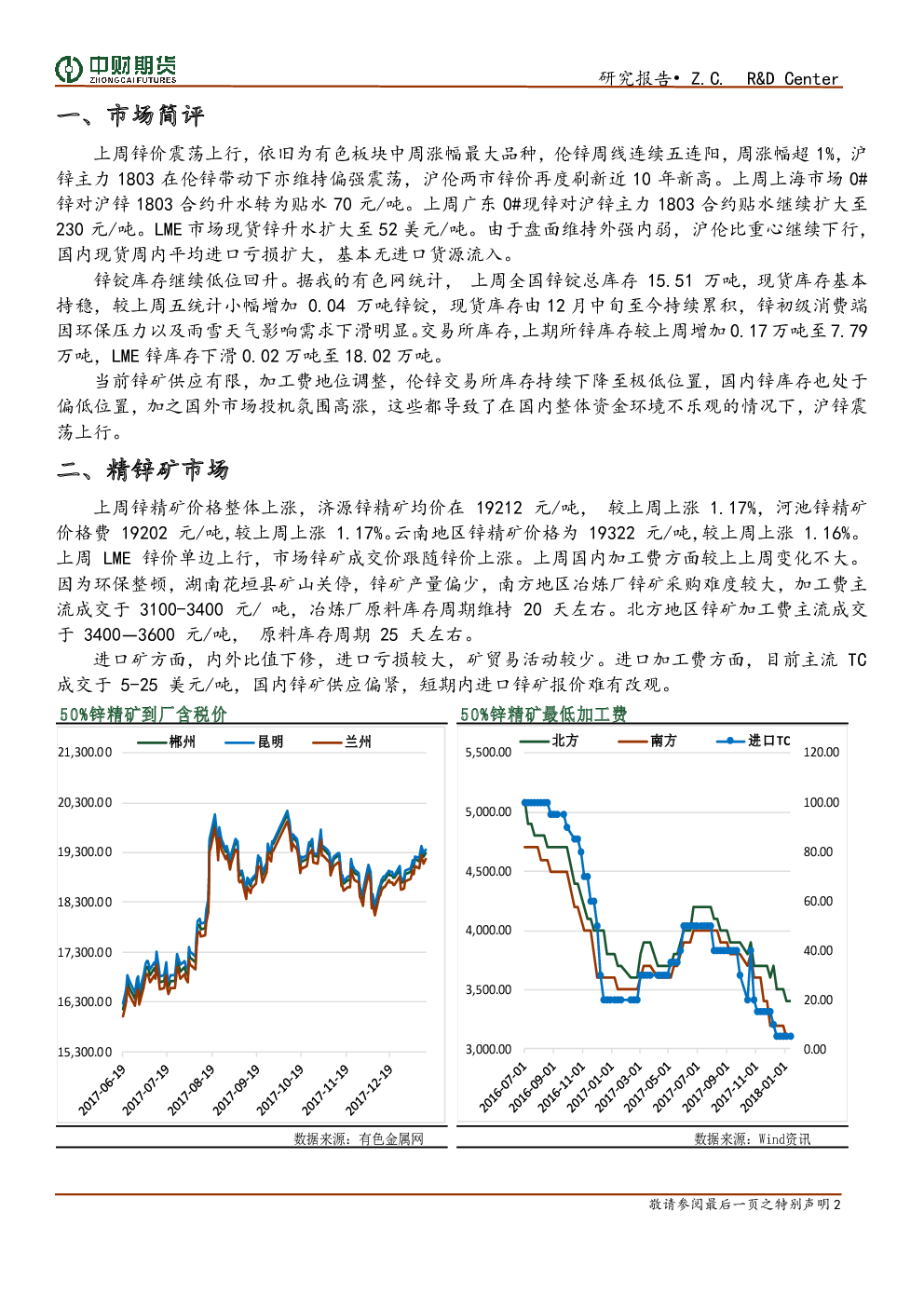 （2024年12月18日）今日沪锌期货和伦锌最新价格行情查询