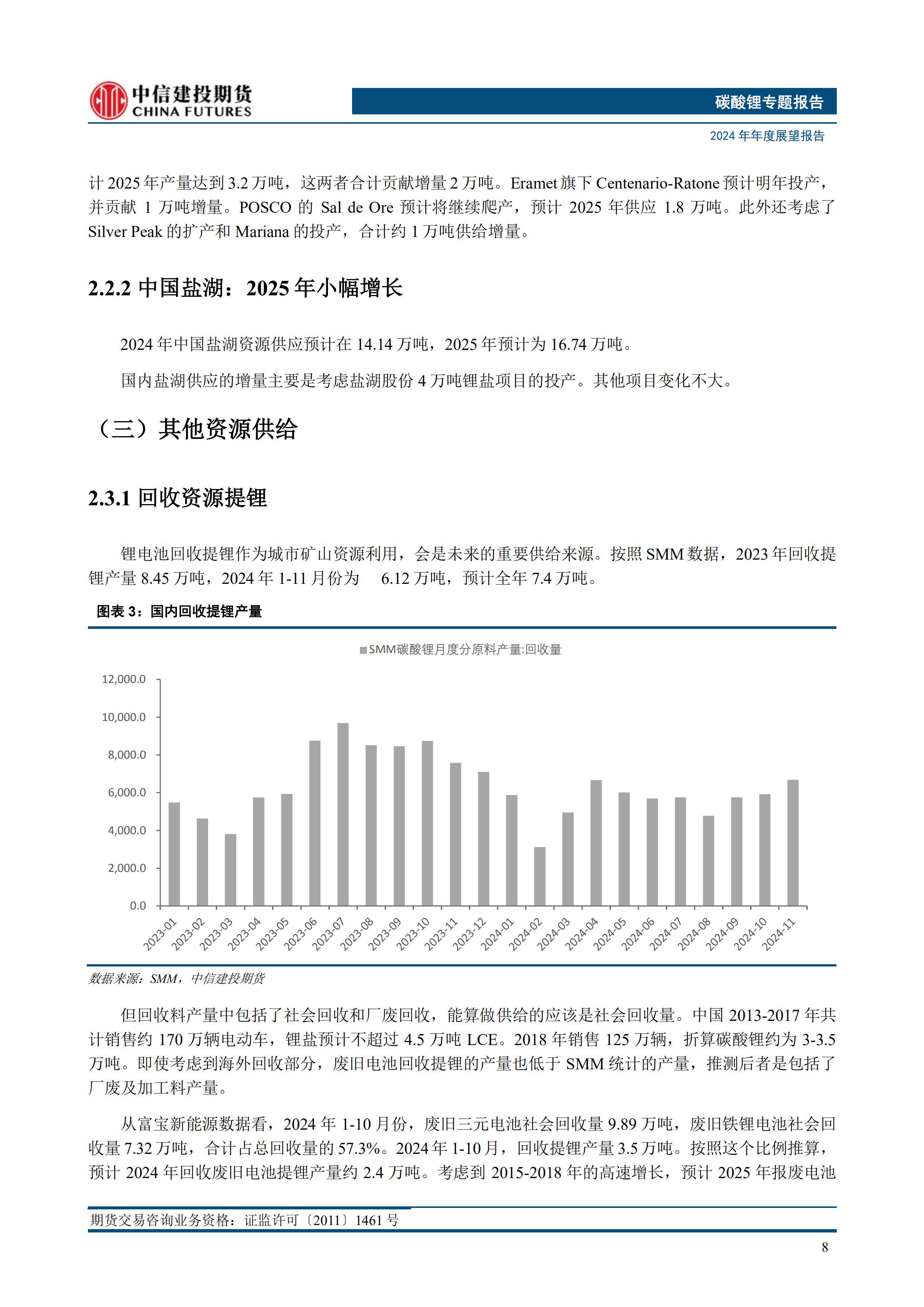 2025年2月8今日碳酸锂最新价格多少钱一吨