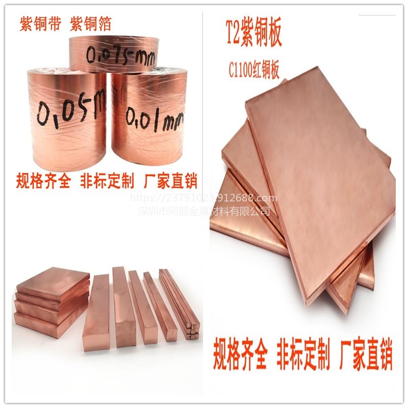 2025年3月21日非标T2紫铜带价格行情最新价格查询